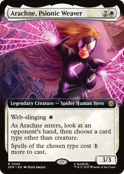 画像1: サイオニック・ウィーバー、アラクネ/Arachne, Psionic Weaver (拡張アート版) 【英語版】 [SPM-白R] (1)