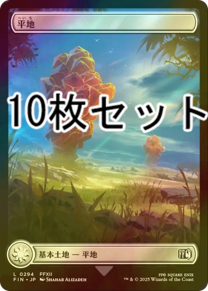画像1: [FOIL] 平地/Plains No.294 10枚セット 【日本語版】 [FIN-土地L] (1)