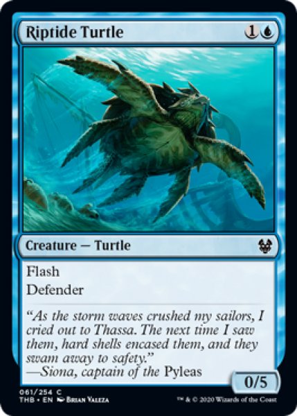画像1: 激浪の亀/Riptide Turtle 【英語版】 [THB-青C] (1)