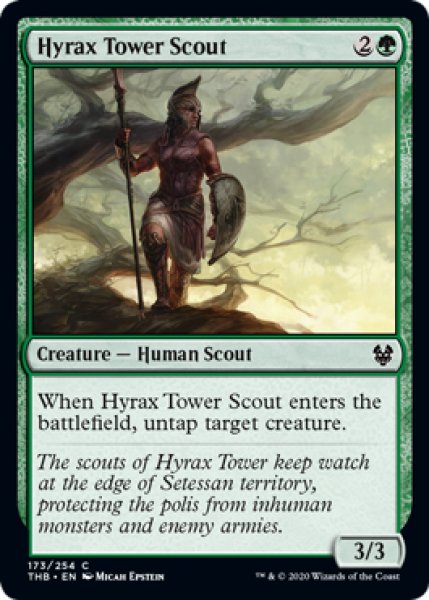 画像1: ハイラックス塔の斥候/Hyrax Tower Scout 【英語版】 [THB-緑C] (1)