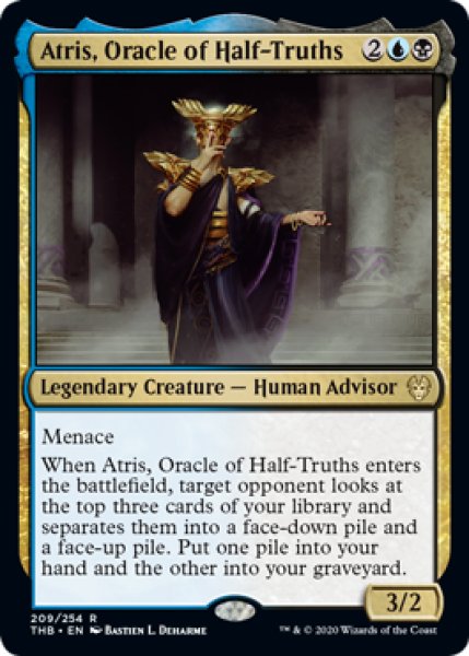 画像1: 半真実の神託者、アトリス/Atris, Oracle of Half-Truths 【英語版】 [THB-金R] (1)