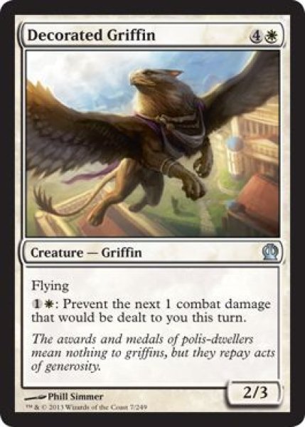 画像1: 受勲したグリフィン/Decorated Griffin 【英語版】 [THS-白U] (1)