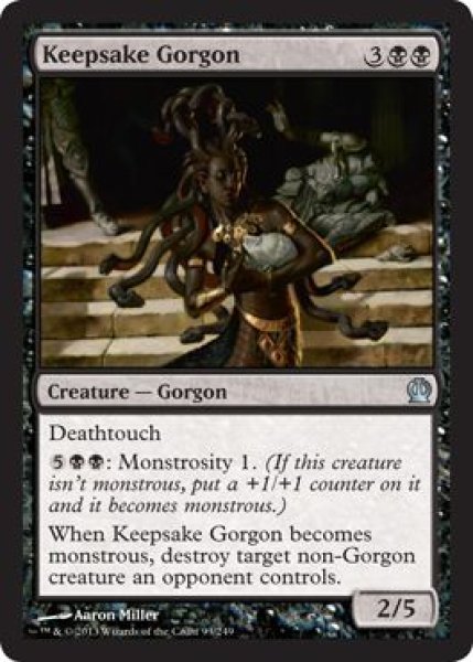 画像1: 形見持ちのゴルゴン/Keepsake Gorgon 【英語版】 [THS-黒U] (1)