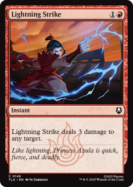 画像1: 稲妻の一撃/Lightning Strike 【英語版】 [TLA-赤C] (1)