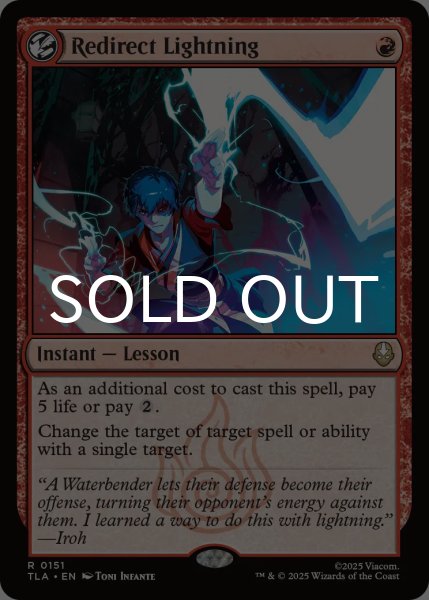画像1: 雷逸らし/Redirect Lightning 【英語版】 [TLA-赤R] (1)