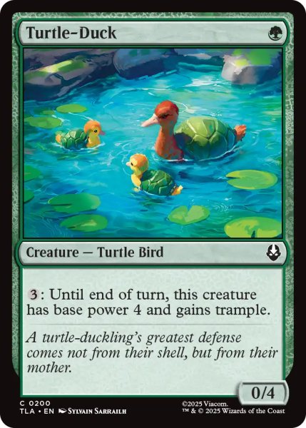 画像1: カメアヒル/Turtle-Duck 【英語版】 [TLA-緑C] (1)
