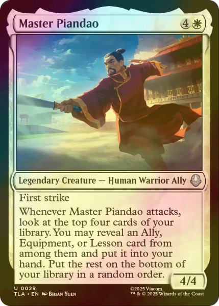 画像1: [FOIL] ピエン・ダオ師/Master Piandao 【英語版】 [TLA-白U] (1)