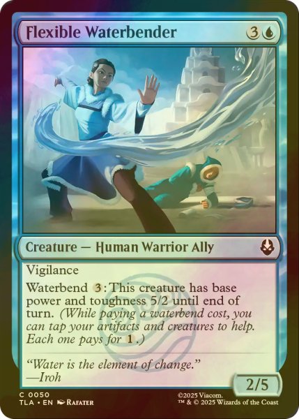 画像1: [FOIL] 方円に随う水のベンダー/Flexible Waterbender 【英語版】 [TLA-青C] (1)