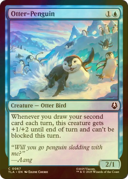 画像1: [FOIL] カワウソペンギン/Otter-Penguin 【英語版】 [TLA-青C] (1)