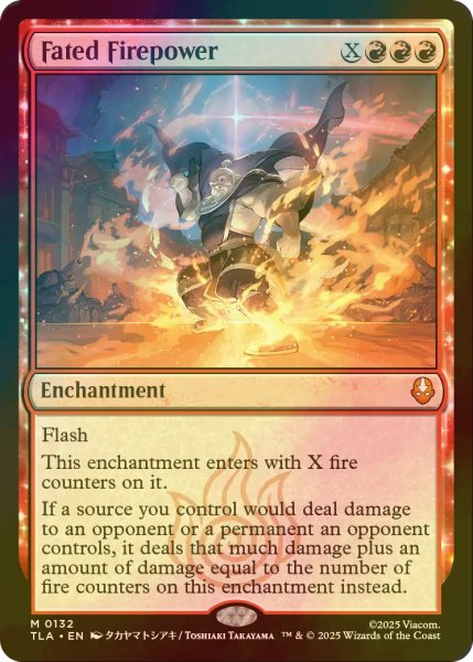 画像1: [FOIL] 巡り合わせたる火の力/Fated Firepower 【英語版】 [TLA-赤MR] (1)