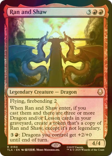 画像1: [FOIL] ランとシャオ/Ran and Shaw 【英語版】 [TLA-赤R] (1)