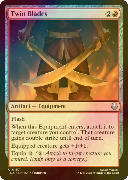 画像1: [FOIL] 双刀/Twin Blades 【英語版】 [TLA-赤U] (1)