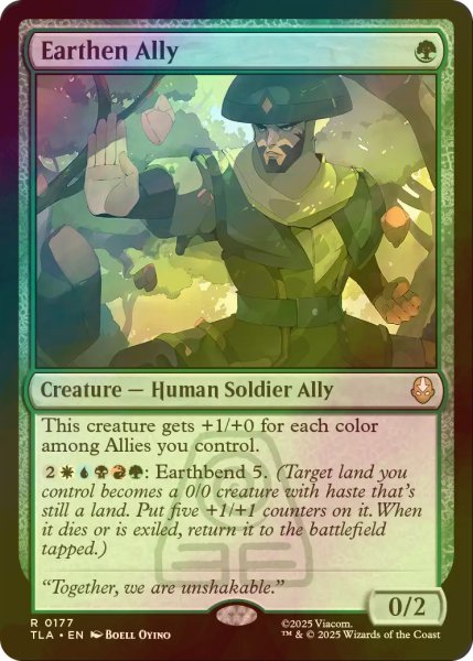 画像1: [FOIL] 土の味方/Earthen Ally 【英語版】 [TLA-緑R] (1)