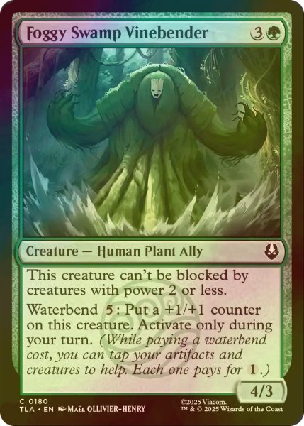 画像1: [FOIL] 霧の沼地の蔦のベンダー/Foggy Swamp Vinebender 【英語版】 [TLA-緑C] (1)