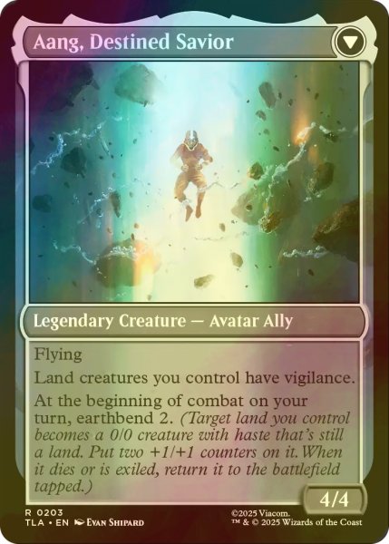 画像2: [FOIL] 岐路に立つアン/Aang, at the Crossroads 【英語版】 [TLA-金R] (2)