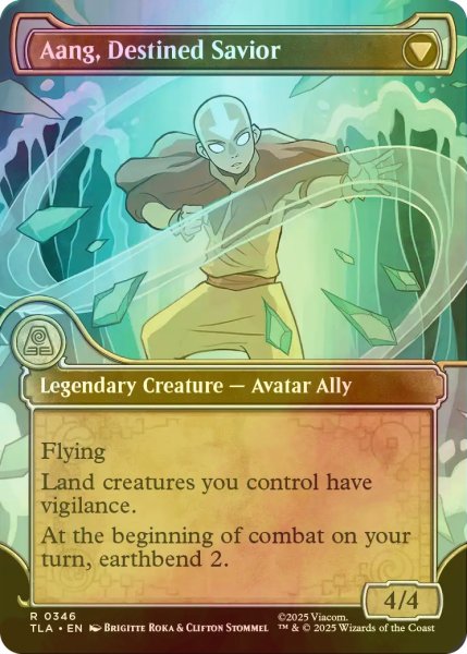 画像2: [FOIL] 岐路に立つアン/Aang, at the Crossroads (ショーケース版) 【英語版】 [TLA-金R] (2)