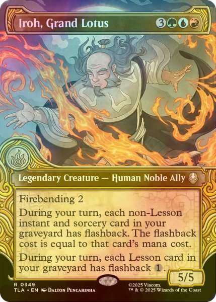 画像1: [FOIL] 名人、アイロー/Iroh, Grand Lotus (ショーケース版) 【英語版】 [TLA-金R] (1)