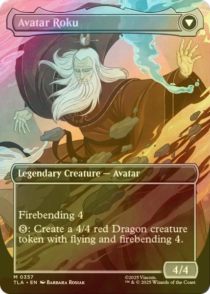 画像2: [FOIL] ロクの伝説/The Legend of Roku (全面アート版) 【英語版】 [TLA-赤MR] (2)