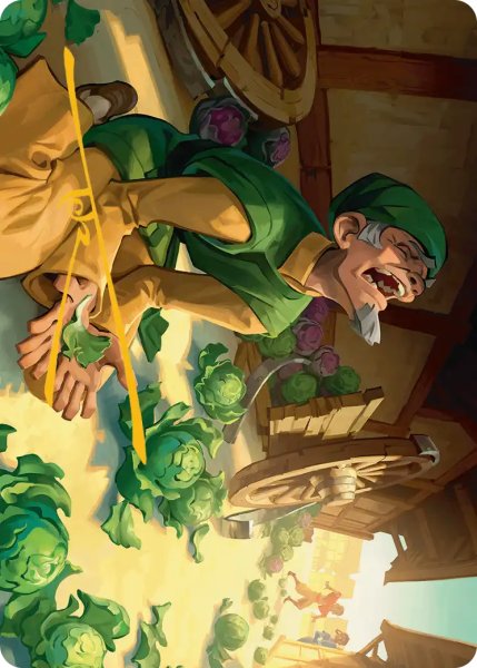 画像1: 不幸なキャベツ売りの商人/Unlucky Cabbage Merchant No.019 (箔押し版) 【日本語版】 [TLA-アート] (1)