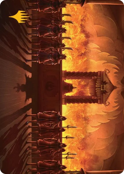 画像1: 火の王オザイ/Fire Lord Ozai No.027 (箔押し版) 【日本語版】 [TLA-アート] (1)