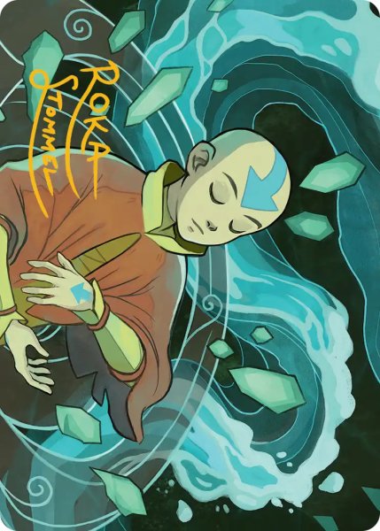 画像1: 岐路に立つアン/Aang, at the Crossroads No.045 (箔押し版) 【日本語版】 [TLA-アート] (1)