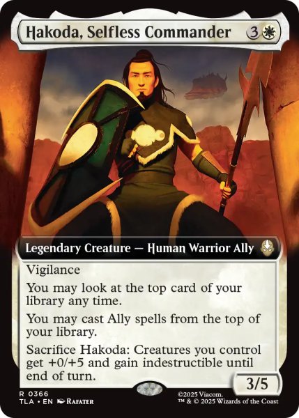 画像1: 無私なる指揮官、ハコダ/Hakoda, Selfless Commander (拡張アート版) 【英語版】 [TLA-白R] (1)