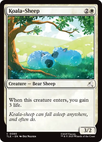 画像1: コアラヒツジ/Koala-Sheep 【英語版】 [TLE-白C] (1)