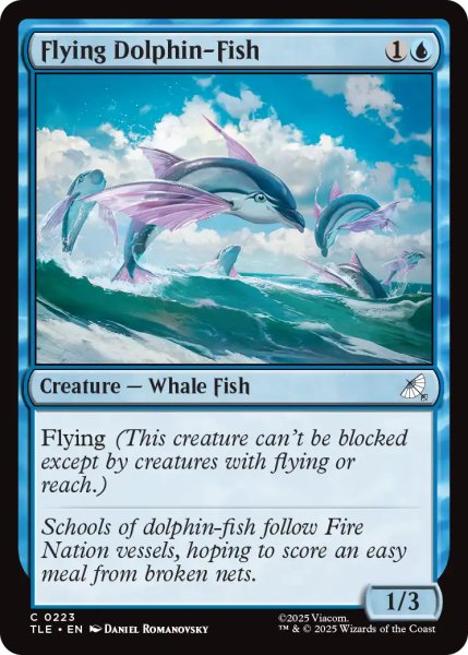 画像1: トビイルカ/Flying Dolphin-Fish 【英語版】 [TLE-青C] (1)