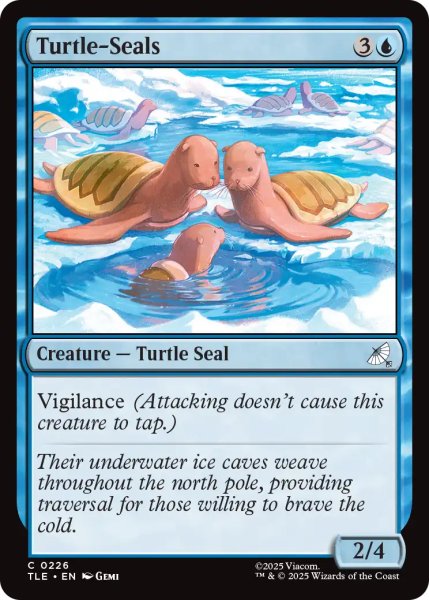 画像1: セイウチガメ/Turtle-Seals 【英語版】 [TLE-青C] (1)