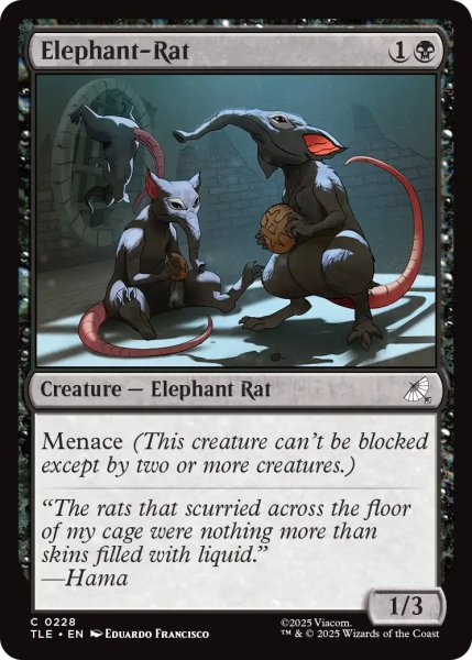 画像1: ゾウネズミ/Elephant-Rat 【英語版】 [TLE-黒C] (1)