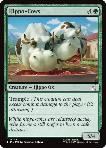 画像1: カバウシ/Hippo-Cows 【英語版】 [TLE-緑C] (1)