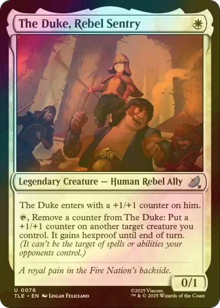 画像1: [FOIL] 叛徒の見張り番、デューク/The Duke, Rebel Sentry 【英語版】 [TLE-白U] (1)