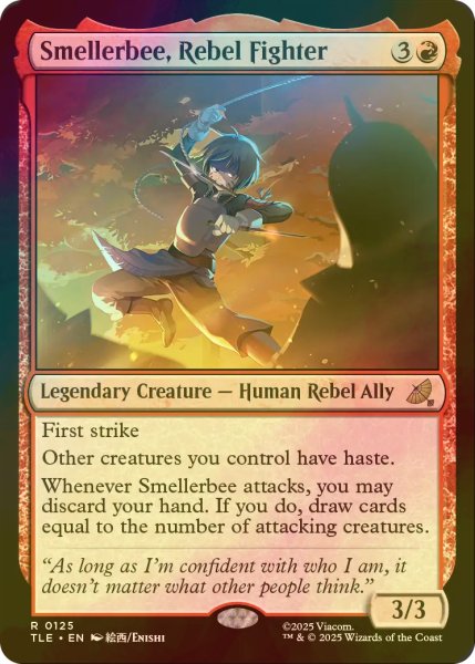 画像1: [FOIL] 叛徒の戦士、スメラビー/Smellerbee, Rebel Fighter 【英語版】 [TLE-赤R] (1)