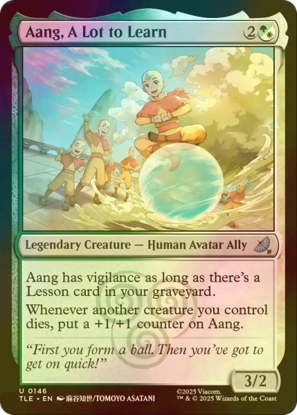 画像1: [FOIL] 未熟者、アン/Aang, A Lot to Learn 【英語版】 [TLE-金U] (1)