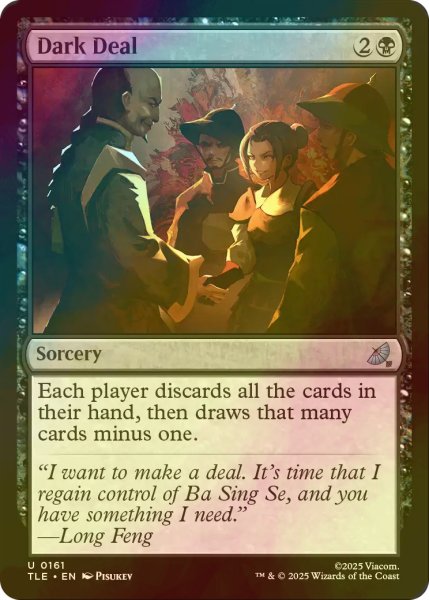 画像1: [FOIL] 闇取引/Dark Deal 【英語版】 [TLE-黒U] (1)