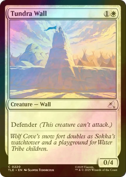 画像1: [FOIL] ツンドラの壁/Tundra Wall 【英語版】 [TLE-白C] (1)