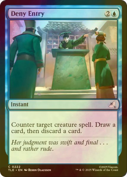 画像1: [FOIL] 入国拒否/Deny Entry 【英語版】 [TLE-青C] (1)