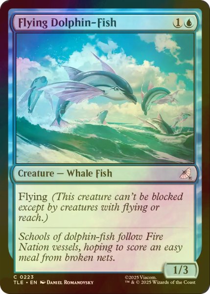 画像1: [FOIL] トビイルカ/Flying Dolphin-Fish 【英語版】 [TLE-青C] (1)
