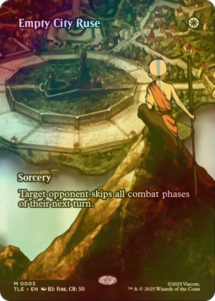 画像1: [FOIL] 空城の計/Empty City Ruse (全面アート版) 【英語版】 [TLE-白MR] (1)