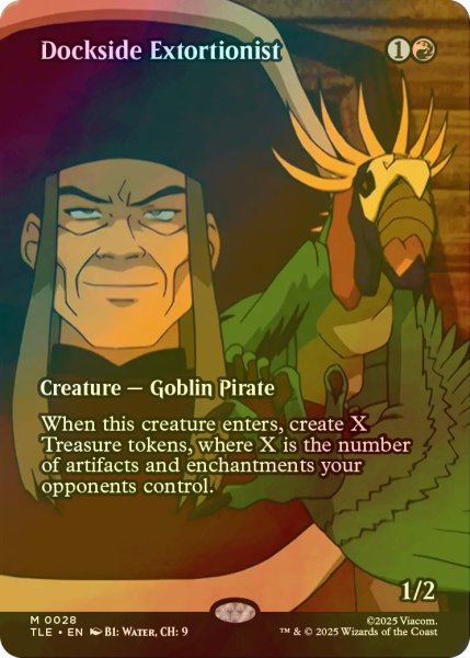 画像1: [FOIL] 波止場の恐喝者/Dockside Extortionist (全面アート版) 【英語版】 [TLE-赤MR] (1)