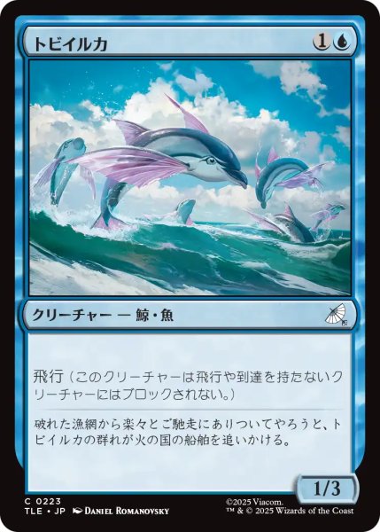 画像1: トビイルカ/Flying Dolphin-Fish 【日本語版】 [TLE-青C] (1)