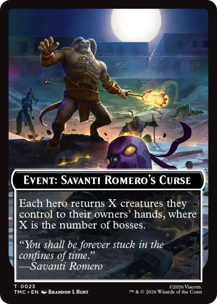 画像1: EVENT: SAVANTI ROMERO'S CURSE 【英語版】 [TMC-トークン] (1)