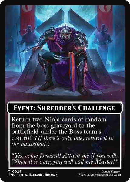 画像1: EVENT: SHREDDER'S CHALLENGE 【英語版】 [TMC-トークン] (1)
