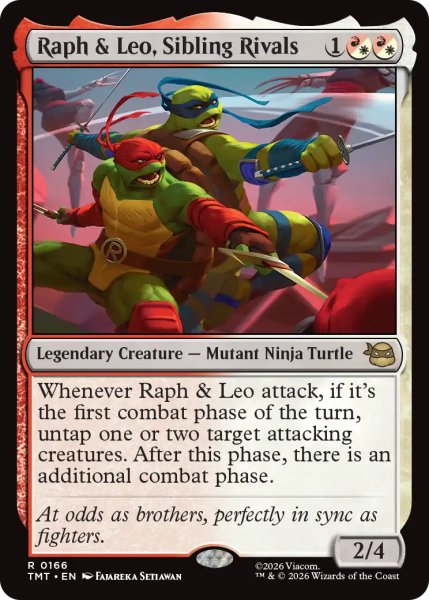 画像1: 兄弟でありライバル、ラフとレオ/Raph & Leo, Sibling Rivals 【英語版】 [TMT-金R] (1)