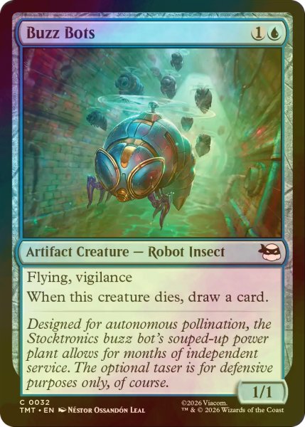 画像1: [FOIL] ハエボット/Buzz Bots 【英語版】 [TMT-青C] (1)