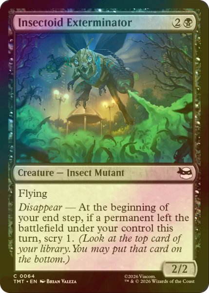 画像1: [FOIL] 駆除昆虫/Insectoid Exterminator 【英語版】 [TMT-黒C] (1)
