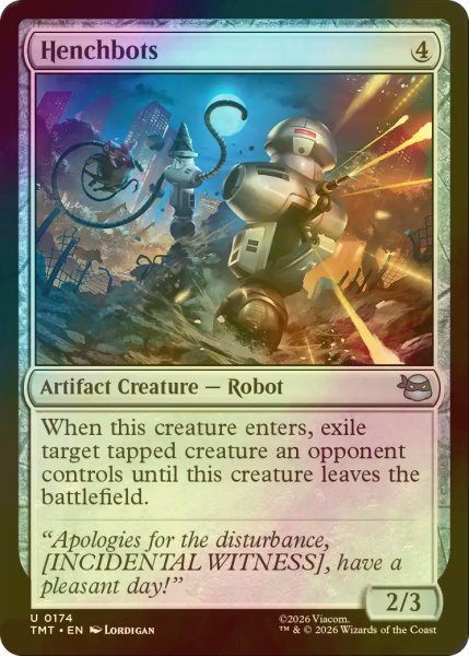 画像1: [FOIL] ヘンチボット/Henchbots 【英語版】 [TMT-灰U] (1)