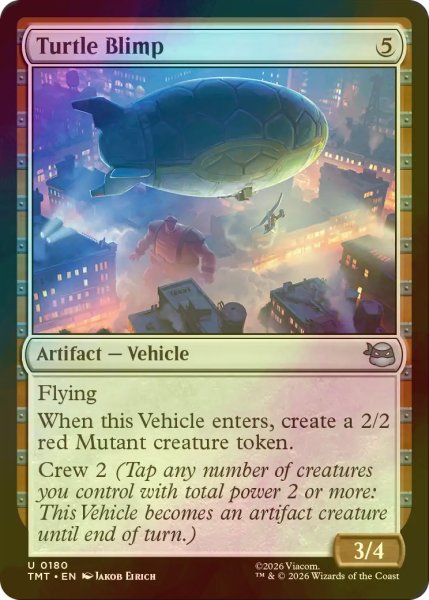 画像1: [FOIL] タートルバルーン/Turtle Blimp 【英語版】 [TMT-灰U] (1)