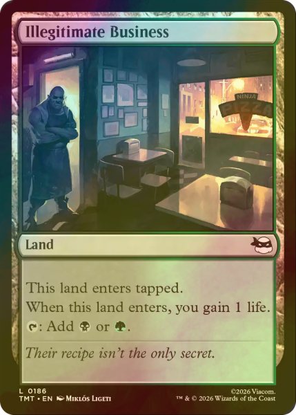 画像1: [FOIL] 闇商店/Illegitimate Business 【英語版】 [TMT-土地C] (1)