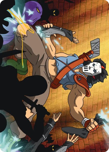 画像1: ヴィジランテ、ケイシー・ジョーンズ/Casey Jones, Vigilante No.028 (箔押し版) 【日本語版】 [TMT-アート] (1)